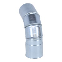 verstellbarer Bogen 0-90&deg; kompatibel mit Rohr &Oslash; 80 mm