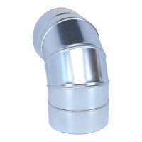 verstellbarer Bogen 0-90&deg; kompatibel mit Rohr &Oslash; 160 mm