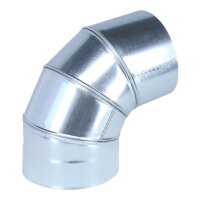 verstellbarer Bogen 0-90&deg; kompatibel mit Rohr &Oslash; 200 mm