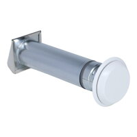 Frischluftanschluss unbeheizt, mit integriertem Insektenschutzgitter, &Oslash; 80 mm