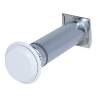 Frischluftanschluss unbeheizt, mit integriertem Insektenschutzgitter, &Oslash; 110 mm