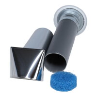 Frischluftanschluss unbeheizt, mit integriertem Insektenschutzgitter, &Oslash; 110 mm