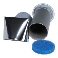 Frischluftanschluss unbeheizt, mit integriertem Insektenschutzgitter, &Oslash; 150 mm