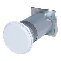 Frischluftanschluss unbeheizt, mit integriertem Insektenschutzgitter, &Oslash; 150 mm