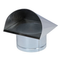 Außenluft-Anschlussstutzen mit integriertem...