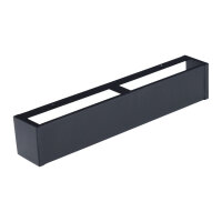 Sichtschutzplatte f&uuml;r Open Air 10 &ndash; SubSteel Small Luftgitter, 350 x 60 mm, schwarz