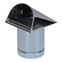 Außenluft-Anschlussstutzen mit herausnehmbarem...