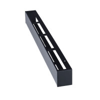 Sichtschutzplatte f&uuml;r Open Air 10 &ndash; SubSteel Small Luftgitter, 650 x 60 mm, schwarz