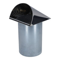 Außenluft-Anschlussstutzen mit herausnehmbarem...