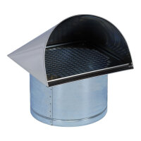 Außenluft-Anschlussstutzen mit herausnehmbarem...