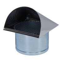 Außenluft-Anschlussstutzen mit herausnehmbarem...