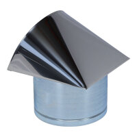 Au&szlig;enluft-Anschlussstutzen mit herausnehmbarem Insektenschutzgitter und Edelstahlabdeckung &Oslash; 200 mm