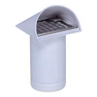 Außenluft-Anschlussstutzen mit herausnehmbarem...