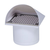 Außenluft-Anschlussstutzen mit herausnehmbarem...