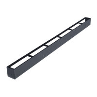 Sichtschutzplatte f&uuml;r Open Air 10 &ndash; SubSteel Small Luftgitter, 1.000 x 60 mm, schwarz