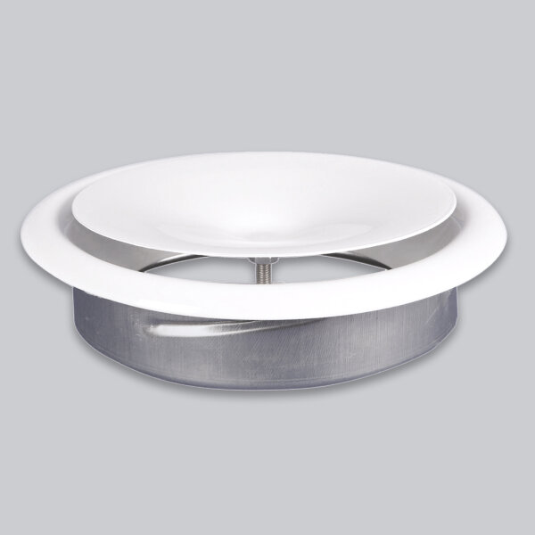 Tellerventil 100 konkav (Luftauslass), weiß