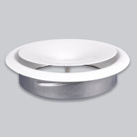 Tellerventil 100 konkav (Luftauslass), weiß