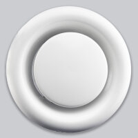 Tellerventil 150 konvex (Lufteinlass), weiß