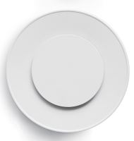 Tellerventil 125, wei&szlig;