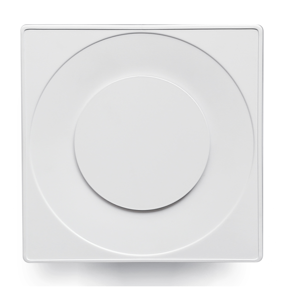 Tellerventil 100 quadratisch, weiß