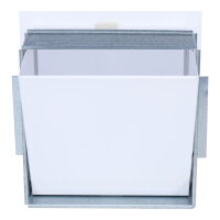 Open Air 2 Ventilationsbox mit Luftleitblech, 260 x 260 mm, wei&szlig;