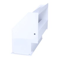 Open Air 3 Ventilationsbox 400 x 150 mm, wei&szlig;