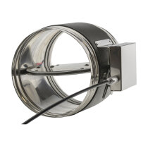 Edelstahl-Hafnerklappe Ø 200 mm mit VA Bowdenzug...