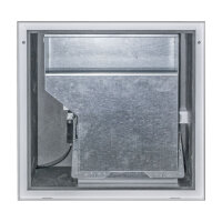 Open Air Wall mit Stahlfront und Bowdenzug - Regler UP - schwarz