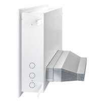 Open Air Wall mit Stahlfront und 8 x 8 Verbinder