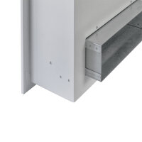 Open Air Wall mit Stahlfront und 8 x 8 Verbinder
