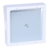 Kipp-Putzt&uuml;r Flach, 160 x 160 mm, wei&szlig; - 4-er Packung