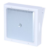 Kipp-Putzt&uuml;r Flach, 160 x 160 mm, wei&szlig; - 4-er Packung