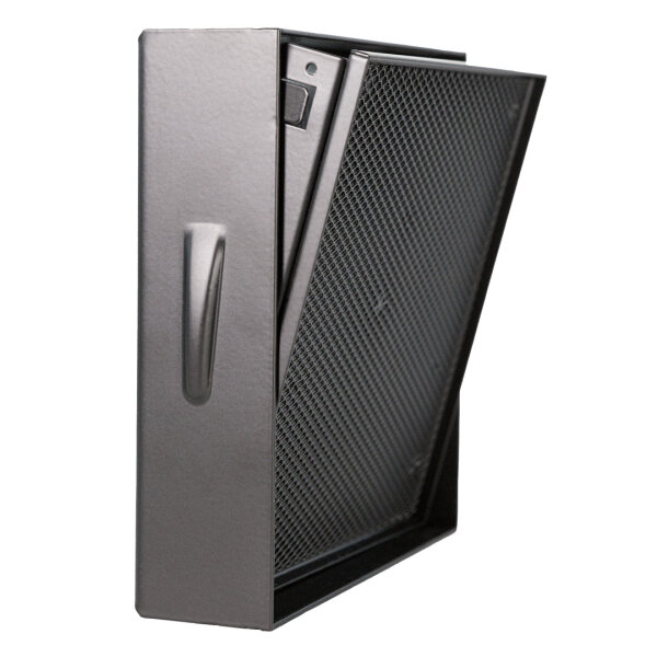 Kipp-Putztür Flach, 160 x 160 mm, schwarz- 4-er Packung