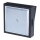 Kipp-Putztür Flach, 160 x 160 mm, schwarz- 4-er Packung