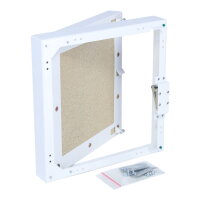 Revisionst&uuml;r Click Vermiculite S, mit Click-Open, 300 x 300 mm, wei&szlig;