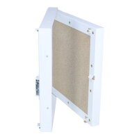 Revisionst&uuml;r Click Vermiculite M, mit Click-Open, 400 x 400 mm, wei&szlig;