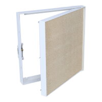 Revisionst&uuml;r Click Vermiculite M, mit Click-Open, 400 x 400 mm, wei&szlig;