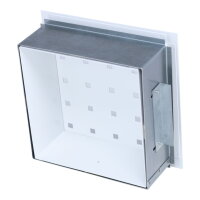Revisionsabdeckung gelocht 260 x 260 mm, wei&szlig;