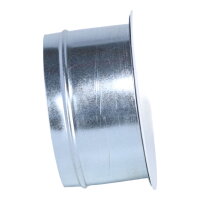 Putzdeckel rund, &Oslash; 125 mm, Frontplatte &Oslash; 145 mm, wei&szlig;