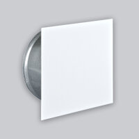 Putzdeckel quadratisch, Ø 125 mm, Frontplatte 145...