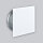Putzdeckel quadratisch, Ø 125 mm, Frontplatte 145 x 145 mm, weiß