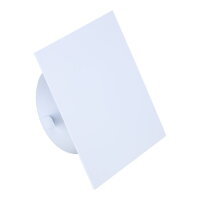 Blinddeckel &Oslash; 120 mm, quadratisch 180 mm, wei&szlig;