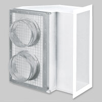 Adapter mit 2x Stutzen Ø 160 mm für Open Air 3