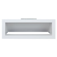 Open Air 4 Ventilationsbox mit Luftleitblech, 400 x 150 mm, wei&szlig;